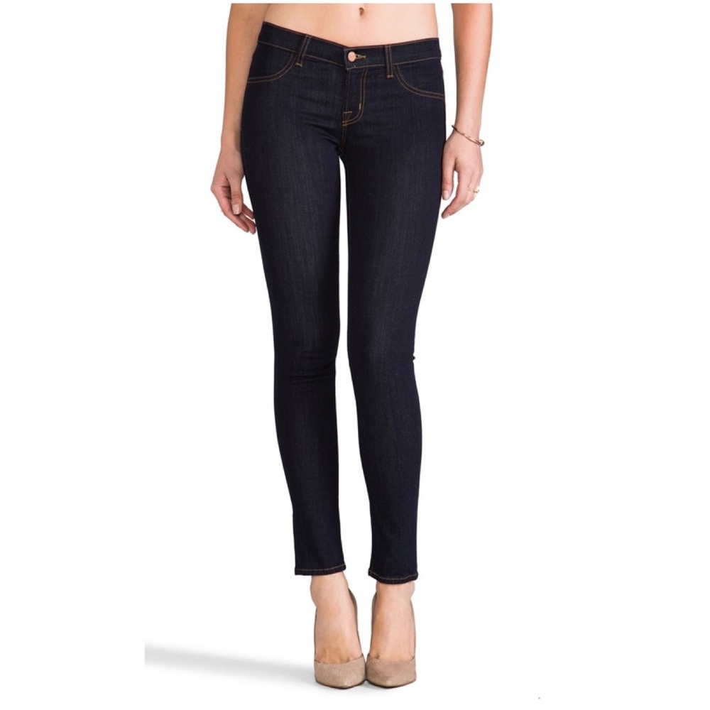 J Brand Midrise Skinny Leg Jean in Starless - Size 24